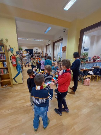 Návštěva Knihovny a Kina Velešín 2023-03-14 Foto M. Mičanová 0011